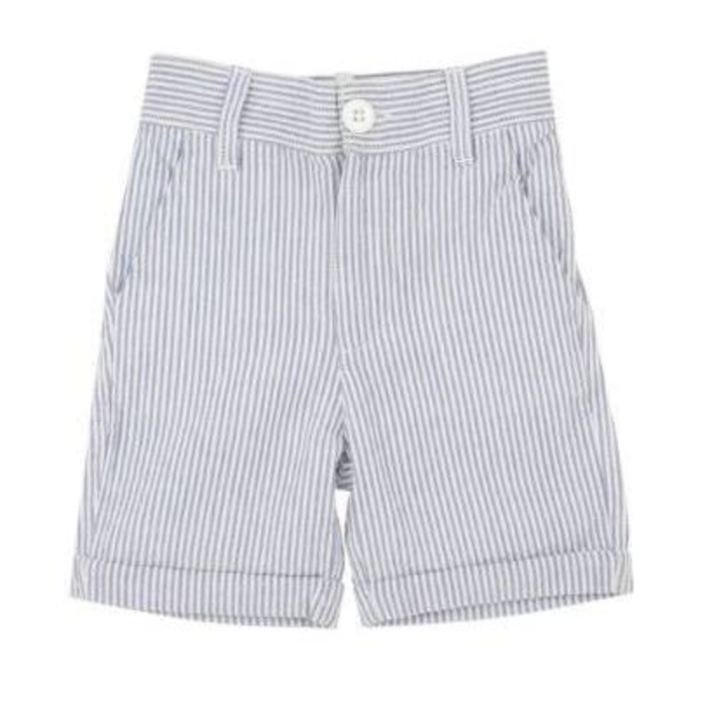 NEW - Blue and white Boys Seersucker Shorts